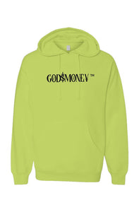 Neon- Original trademark and lettering “GODMONEY” AUTHENTICATED HOODIE