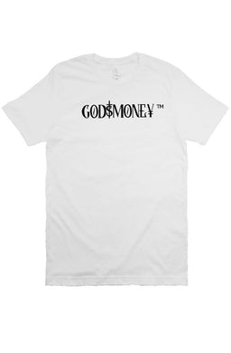 Original trademark and lettering “GODMONEY” AUTHENTICATED T-SHIRT