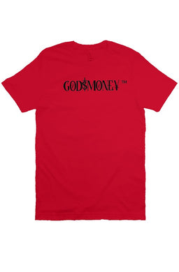 Original trademark and lettering “GODMONEY” AUTHENTICATED T-SHIRT