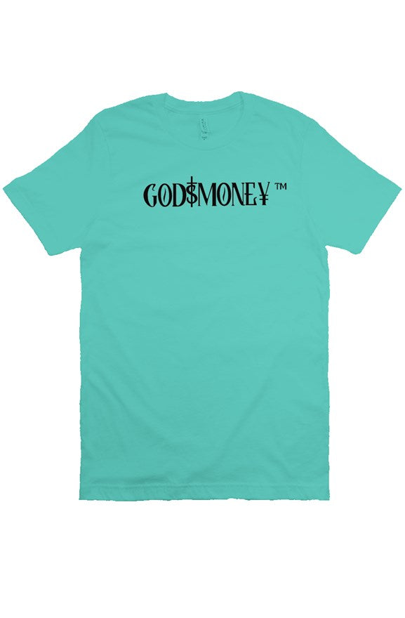 Original trademark and lettering “GODMONEY” AUTHENTICATED T-SHIRT