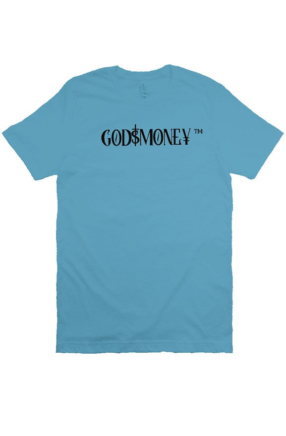 Original trademark and lettering “GODMONEY” AUTHENTICATED T-SHIRT