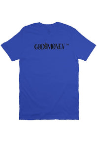 Original trademark and lettering “GODMONEY” AUTHENTICATED T-SHIRT