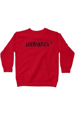 Kids-Original trademark and lettering “GODMONEY” AUTHENTICATED SWEATSHIRT