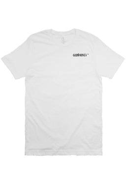 Original trademark and lettering “GODMONEY” AUTHENTICATED T-SHIRT