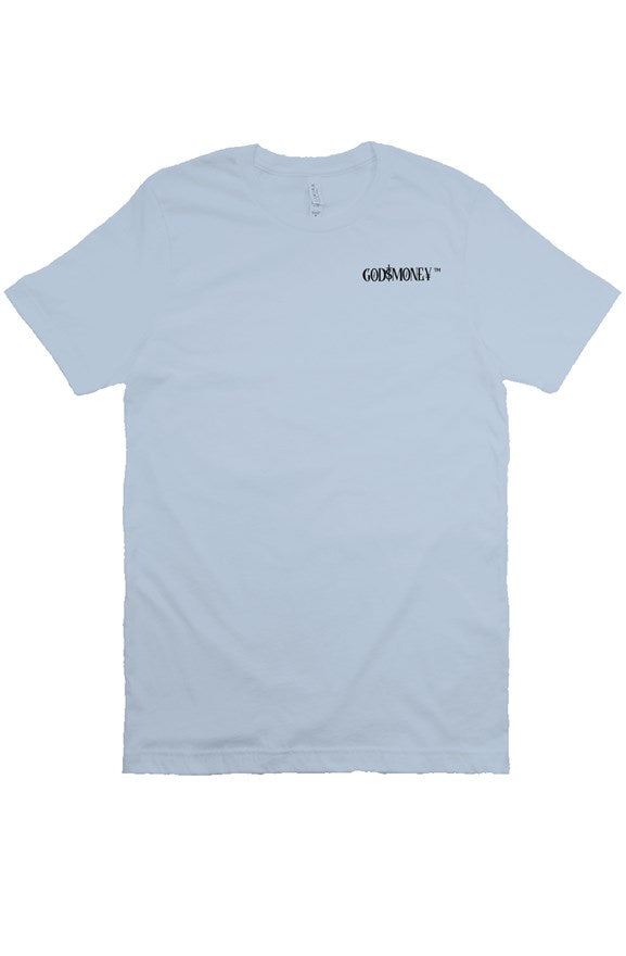 Original trademark and lettering “GODMONEY” AUTHENTICATED T-SHIRT